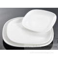 High Quality Food Safety Children Kids Adult All Size Dessert Salad Side Dinner Service Square Ceramic Porcelain Plate Flat